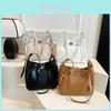 Sac en PU pour femme avec fermeture à clé et poche intérieure zippée pour le quotidien