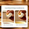 Glass Oil Dispenser Press Type Quantitative Control Leak Proof Nozzle For Home Kitchen Cooking Baking