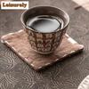 81ml Ten Thousand Buddhas Master Cup Creative Gilt Silver Bell-shaped Cup Tasting Mug Antique Water Jug Cafes Gift Collection