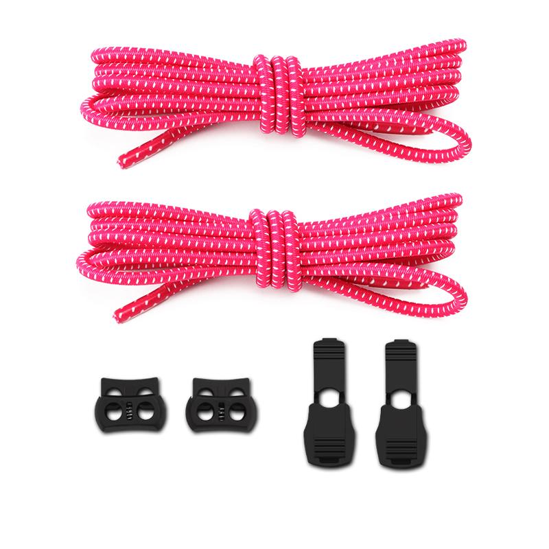 1Pair/3Pair New Unisex Round Elastic Shoelace High-Quality Laces for Sneakers and Casual Shoes Available in A Variety of Colors