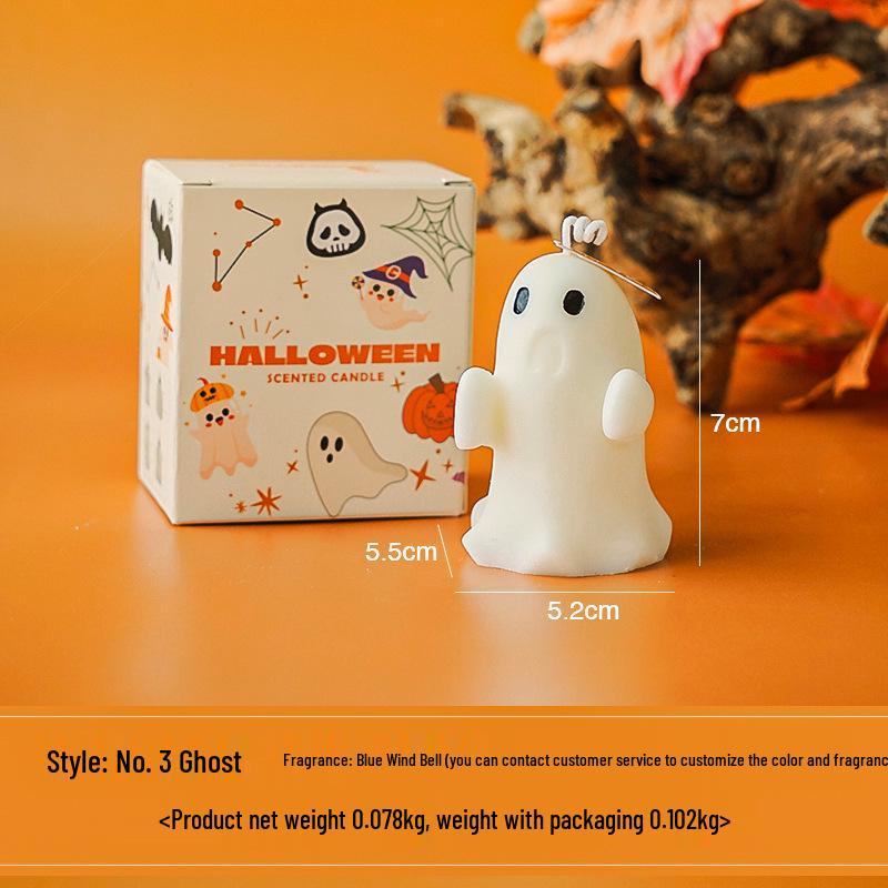 Handmade Halloween Ghost Aromatherapy Candle
