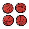 4pcs Sports Towel Embroidered Fabric Patches Basketball Football Rugby Baseball Ironing Patches For Clothing Sewing DIY Applique