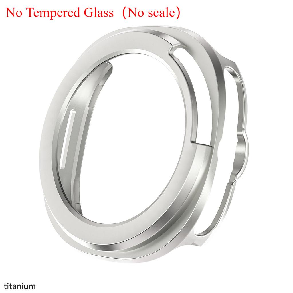 Protector Case For Samsung Galaxy Watch 8 Classic PC Hollowed Cover Protective Bumper Shell Tempered Glass Screen Accessories