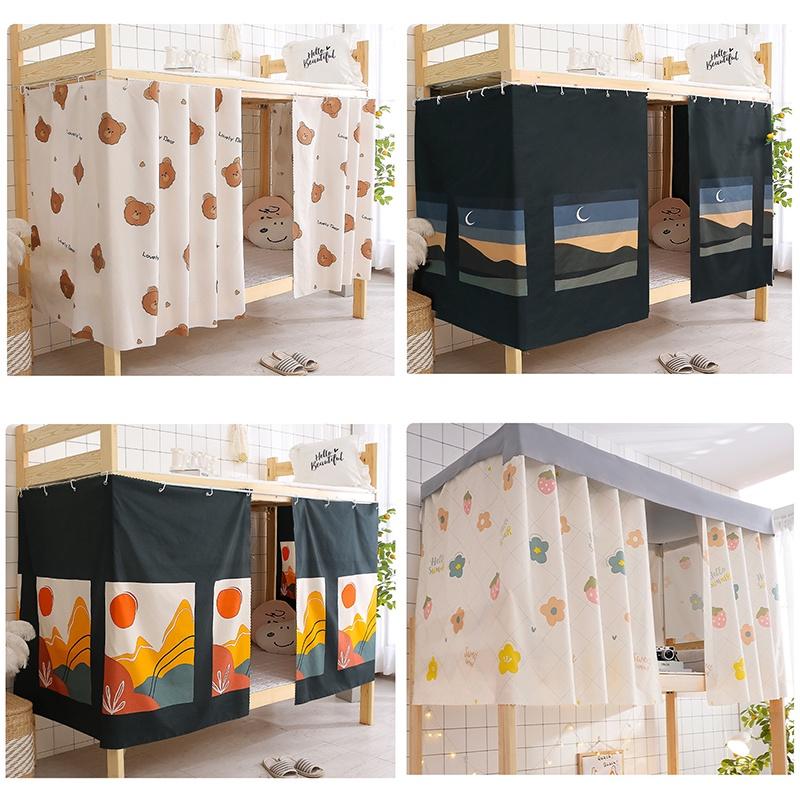 Blackout Curtain Bed Dormitory Upper Bunk Bed Bunk Bed Enclosure Dustproof Top Girl Curtain Bedroom