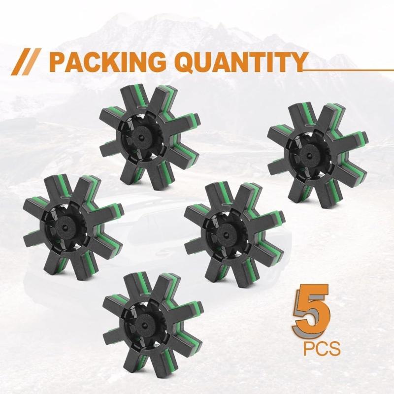 5 Sets Electric Power Steering Coupler Bushing Kit 4525428040 45254-28040 Motor Shaft Rubber Damper Auto Parts