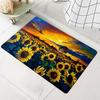 Tree Trunk  Leaf Pattern Carpet Mat Bathroom Entrance Bedroom Door Mat Home Decoration  Rural Natural Art Floor Mat