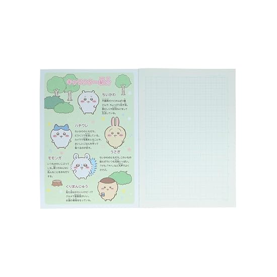 Sun-Star Stationery Chiikawa Goods Notebook Japonica 5mm Grid Ruled with Leader Lines Usagi [Set of 