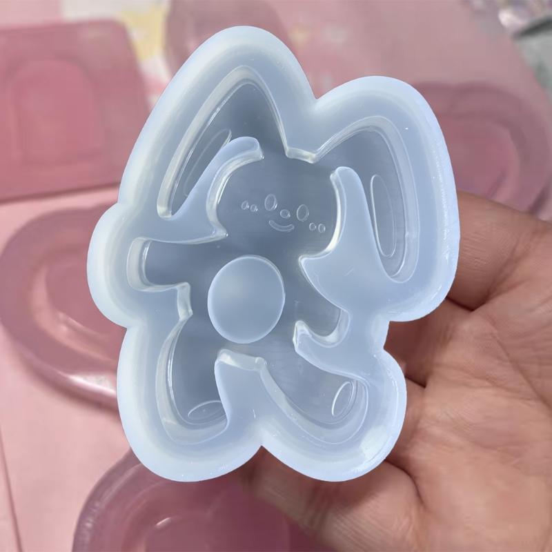 Ornament Quicksand Silicone Epoxy Mold  Keychain Pendant Jewelry Crafting Mould for Anniversary Gift