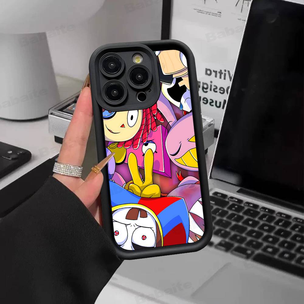 

Funny A-Amazing D-Digital C-Circus Silicone Phone Case For IPhone 17 Pro Max 16 15 14 13 12 11 Plus 17 Air iPhone 17 Air