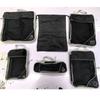 Compression Packing Cubes Set, Polyester Travel Luggage Organizer Accessories, Extensible Storage Bags Suitcases