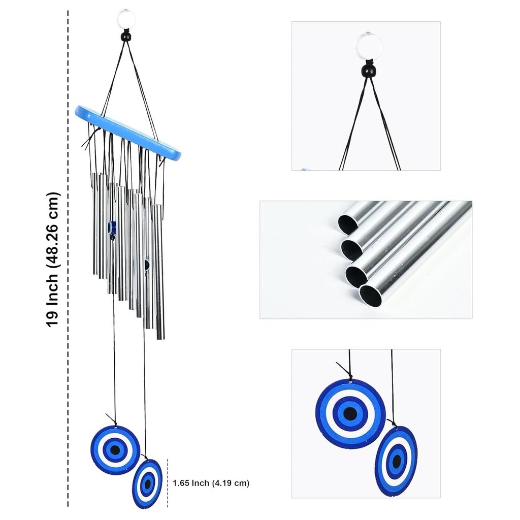 Wind Chimes for Home and Balcony – Positive Energy Hanging Bells for Home Decoration, Wall Décor and Living Room | Home Décor Gift Items,