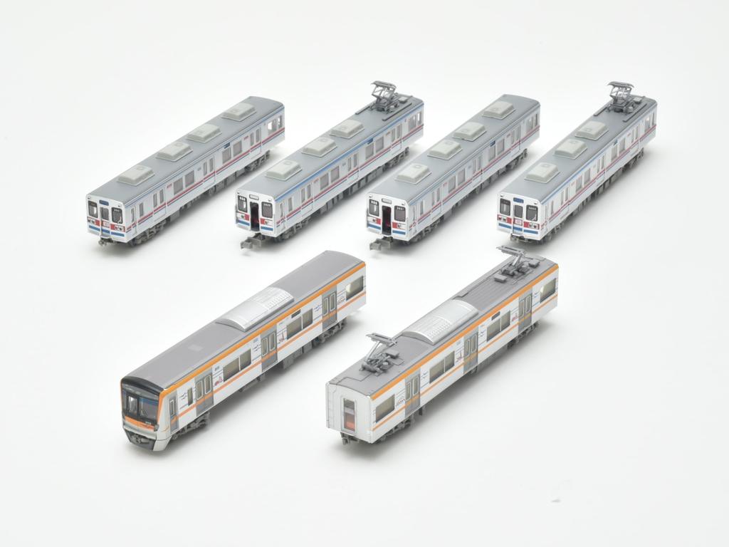 Tomytec Railway Collection Tetsuro Keisei Electric Railway 3600 Series 3100 Series New Vehicle Return Train 6 Car Set Diorama Supplies