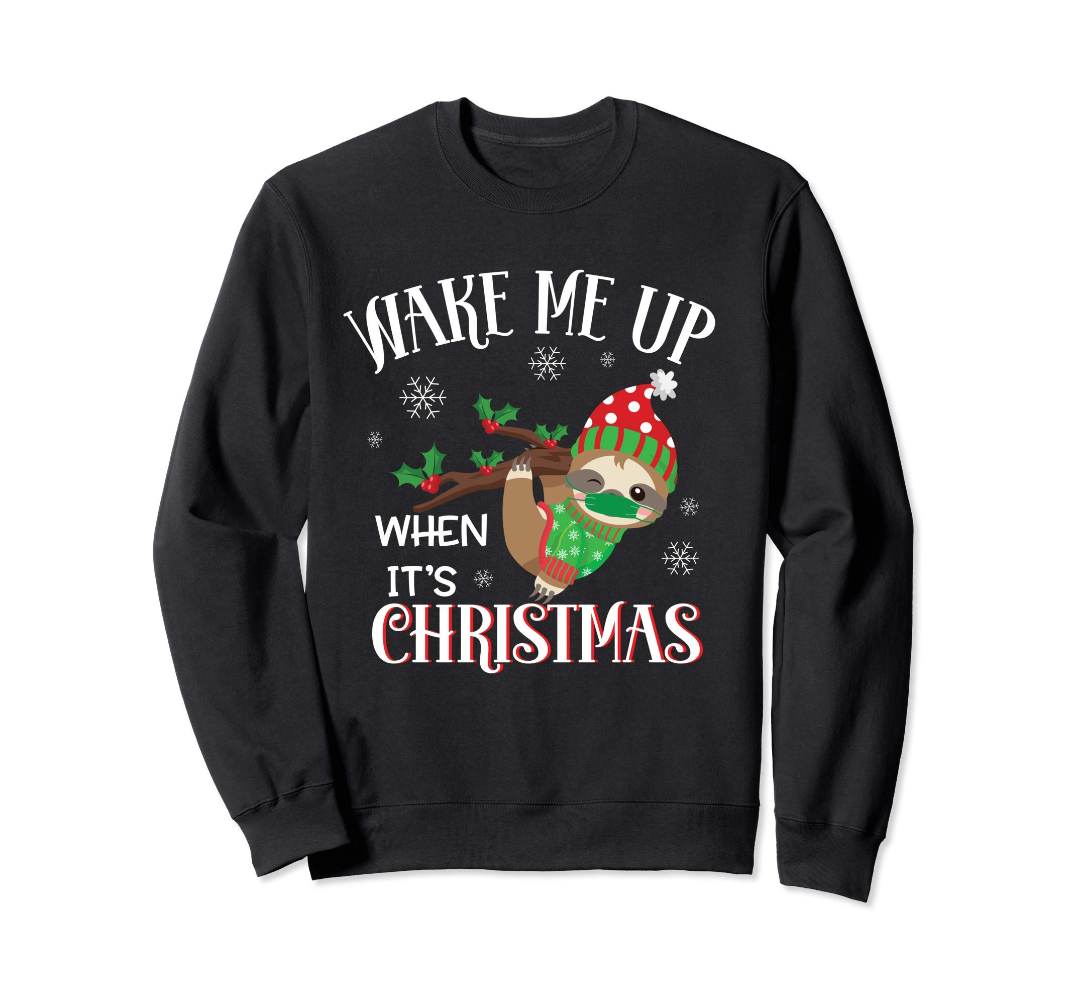 

Ленивец Рождество Смешная Пижама Семья Милая Футболка Ленивец Толстовка чёрный