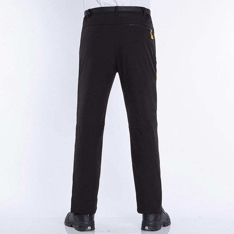 Men's Outdoor Shell Pants: Windproof & Waterproof, Single Layer, Ideal for Hiking & Mountaineering In Spring, Autumn, Winter.