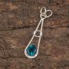 Apatite Gemstone Jewelry Pendant, 925 Sterling Silver Jewelry, Beautiful Meditation Pendant For Wedding Gift