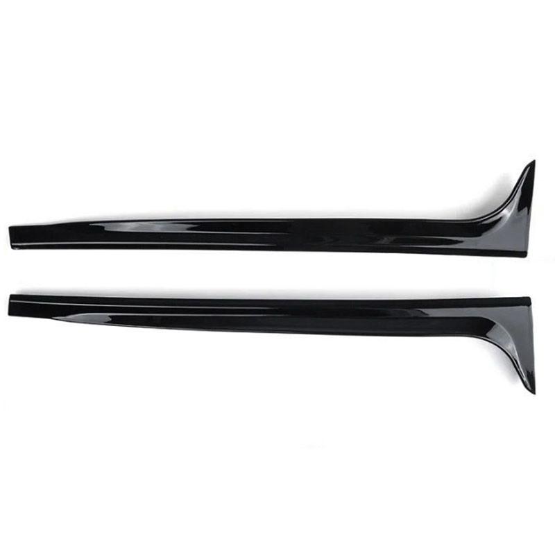1 par glänsande svart bil bakruta sidospoiler för VW Polo MK5 6R 6C 2011-2017