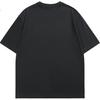MMOPTOP Trendy Printed T-Shirt, Men's Summer Pure Cotton Heavyweight Short-Sleeve Loose Casual Undershirt, Women's M0004 Apricot Color 2XL