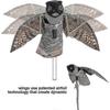 Prowler Owl With Moving Wing Lifelike Design Hunting Flight Pose Effective Bird Deterrent For Open Outdoor Areas