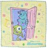 Marushin Panic Days Hand Mini Antibacterial and Fully Product 2005101200 Monsters, Inc. Towel, Towel, 25x25cm, Cotton, Deodorizing, Embroidered,