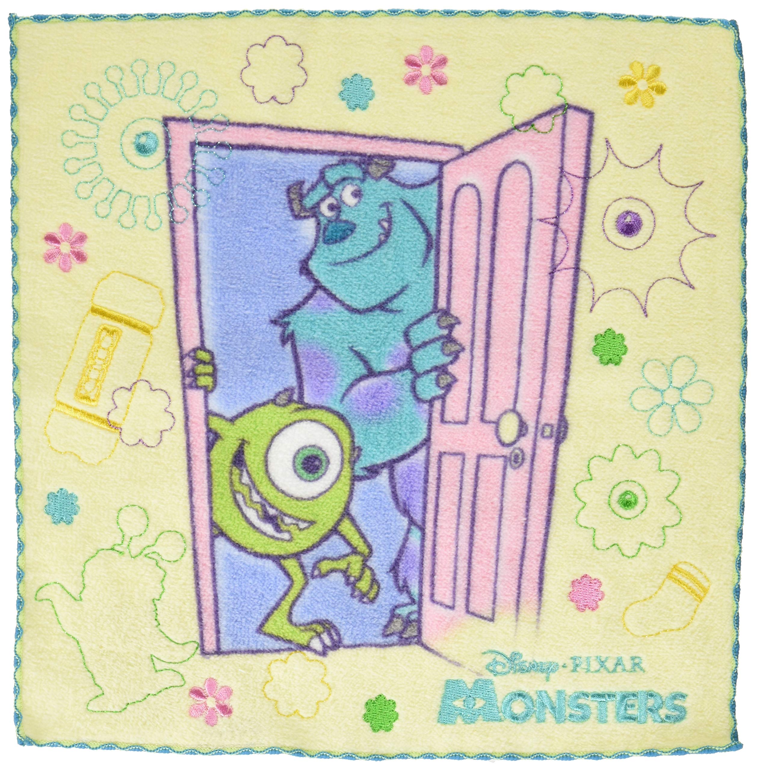 

Marushin Panic Days Hand Mini Antibacterial and Fully Product 2005101200 Monsters, Inc. Towel, Towel, 25x25cm, Cotton, Deodorizing, Embroidered,