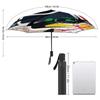 1 Pack Automatic Umbrella Offering Windproof Support And Uv Protection With Portable Design And Graffiti Inspired Aesthetic