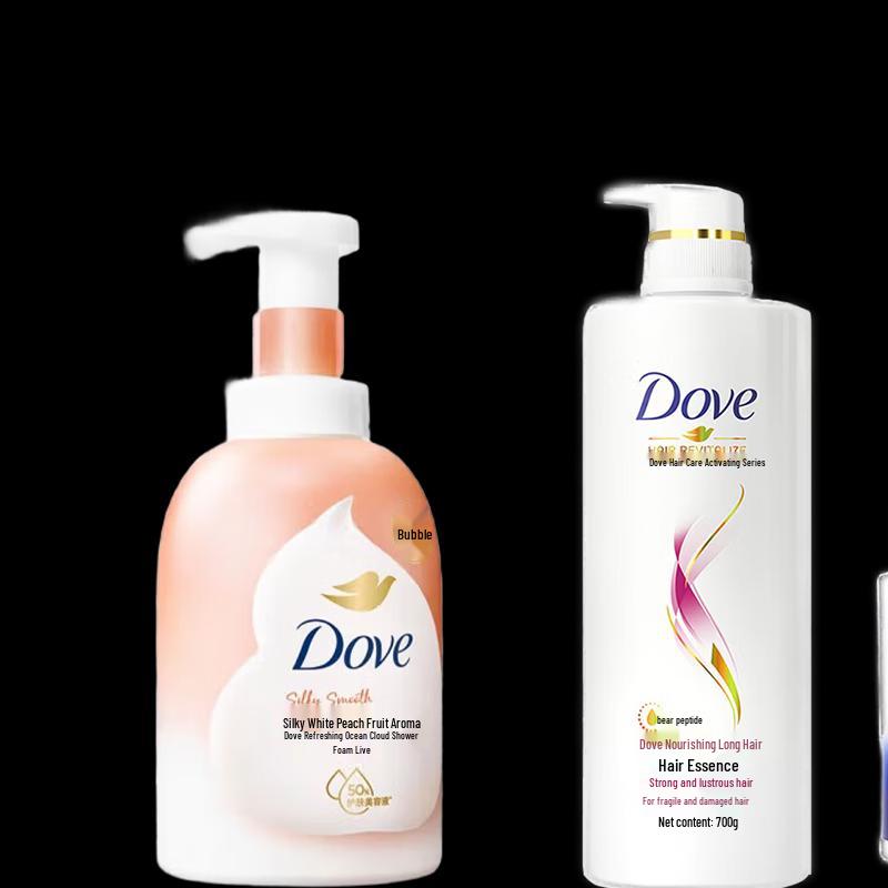 

Dove White Peach Shower Mousse & Hair Conditioner Combo