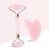 Complexion And Neck MassagingTool ABS Roller Beauty Scraping Double-ended Massage Stick To Unblock And Relax Non-rose Crystal Jade