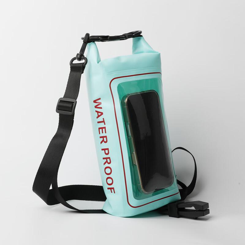 MARJAQE 2L Outdoor Waterproof Dry Bag with Touchscreen Phone Pouch