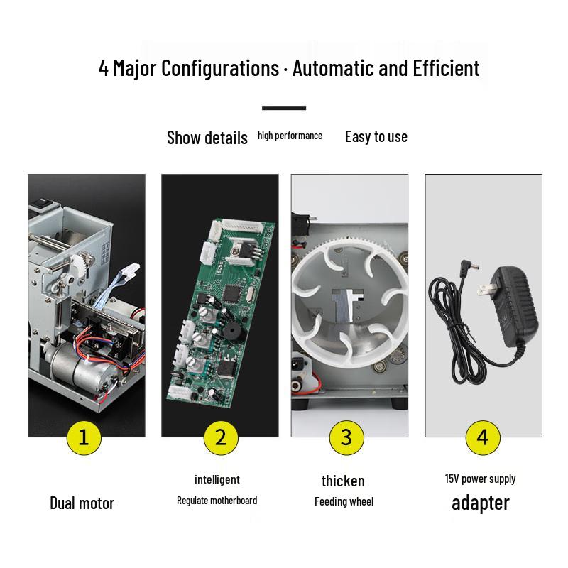 SHEYUE Automatic Electric Screw Feeder CN Plug (adapter Included)
