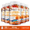 Lutein-Gummibärchen für die Augengesundheit, Enthält Zeaxanthin, Lutein-Multivitamin, Schützt die Augen, Starkes Antioxidans, Geeignet für Erwachsene