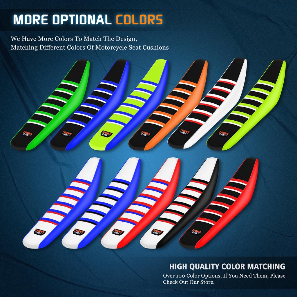 Powerzone Motorcycle Seat Cover Cushions Waterproof Set Protection Anti-slip Upset Apply For SXF EXC KXF CRF YZF WR TC TE