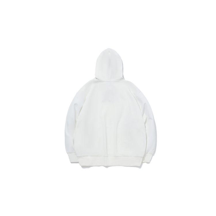 Li-Ning Loose Pullover Hoodie Men Sweatshirt White AWDQC16-2