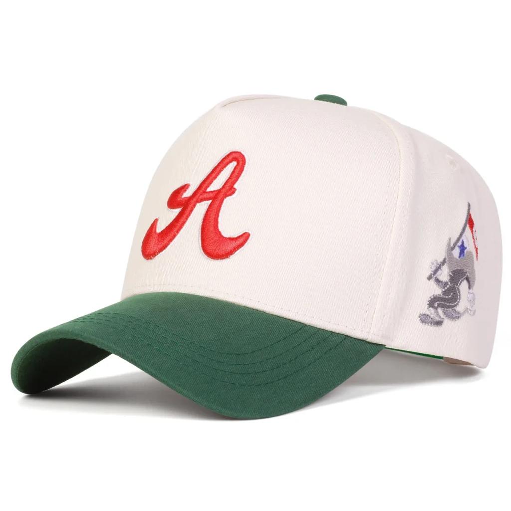 Baseball Stitching Embroidered A Lettering Alphabet Personality Neutral Gender Women Men For Caps Spring Autumn Outdoor Sunscreen Hat Adjustable
