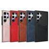Samsung S25/S24U Leather Card Holder Protective Phone Case - Antidrop Business Design for 23Plus and FE Series
