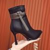 New Autumn and Winter Shoes, Pointed-toe, Thin-heeled, High-heeled Ankle Boots, Women's Best-selling Boots