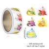 500Pcs/Roll Irregular Cute Cartoon Fruit Reward Stickers For Children Diy Stickers Sealing Stickers Decoration