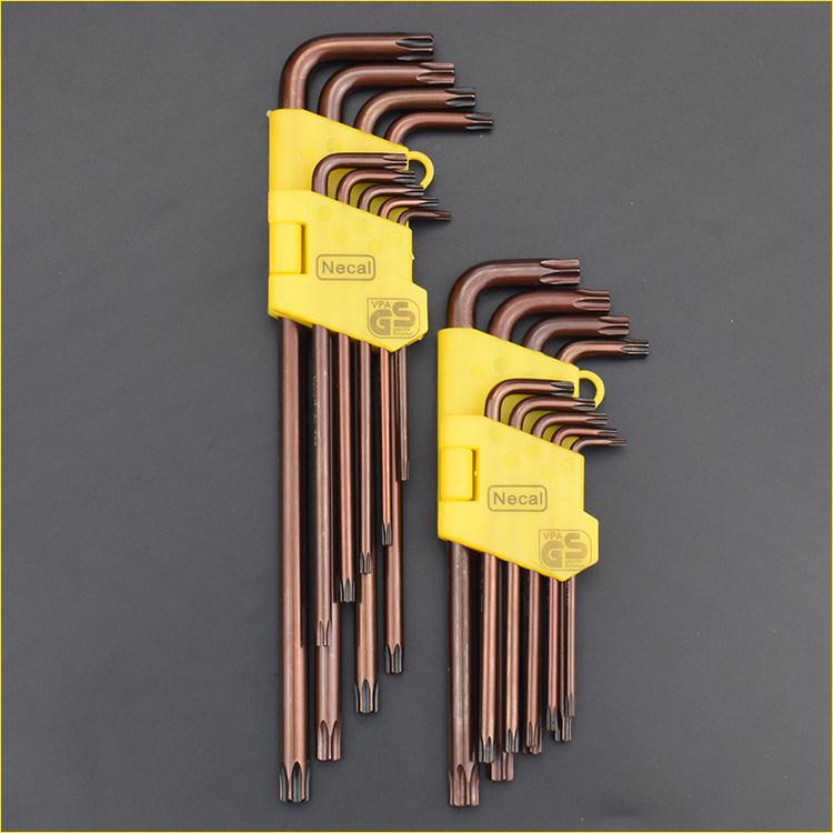 Nigao S2 Torx Hex Wrench Set: 7-Piece Star-Shaped Six-Point L-Shaped Wrenches