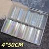 1 Set 10 Patterns Nail Foil Transfer Paper Metal Stickers For Professional DIY Nail Art Salon Home Decor