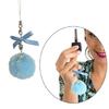 Trendy Pentastars Key Rings Pendant Rabbit Faux Furs Ball Keychain  Accessories