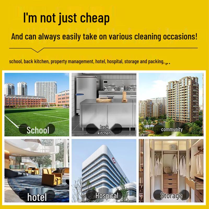 Mengdong 100x120cm Extra-Große Schwarze Flachboden-Müllsäcke, 50 Stück