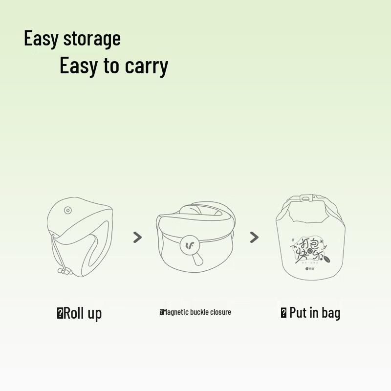 Lefan Cooling Memory Foam U-shaped Neck Massager Pillow