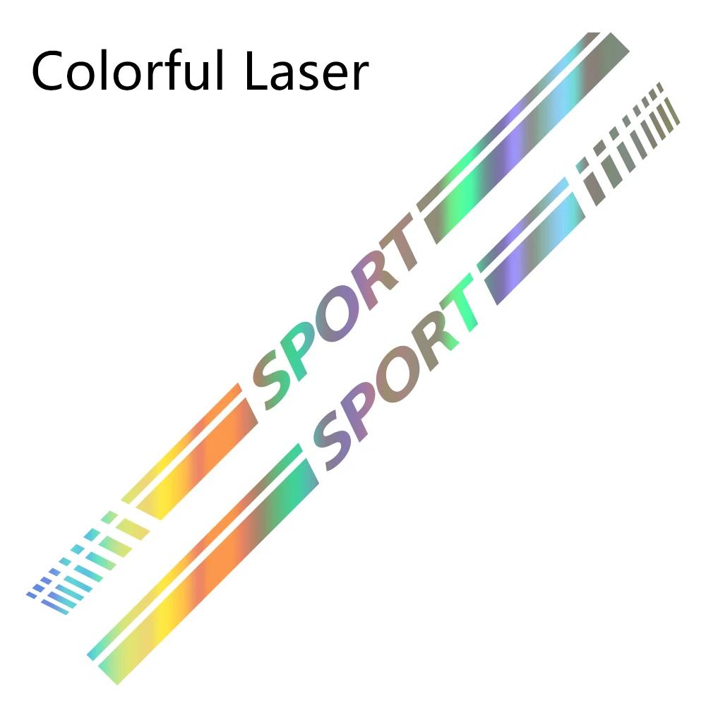 2 stk Bil Side Dør Skørt Klistermærke Sport Striber Vinyl Folie Karosseri Dekoration Decal Gør-Det-Selv Styling Auto Tilbehør Til Volkswagen Vw Beetle