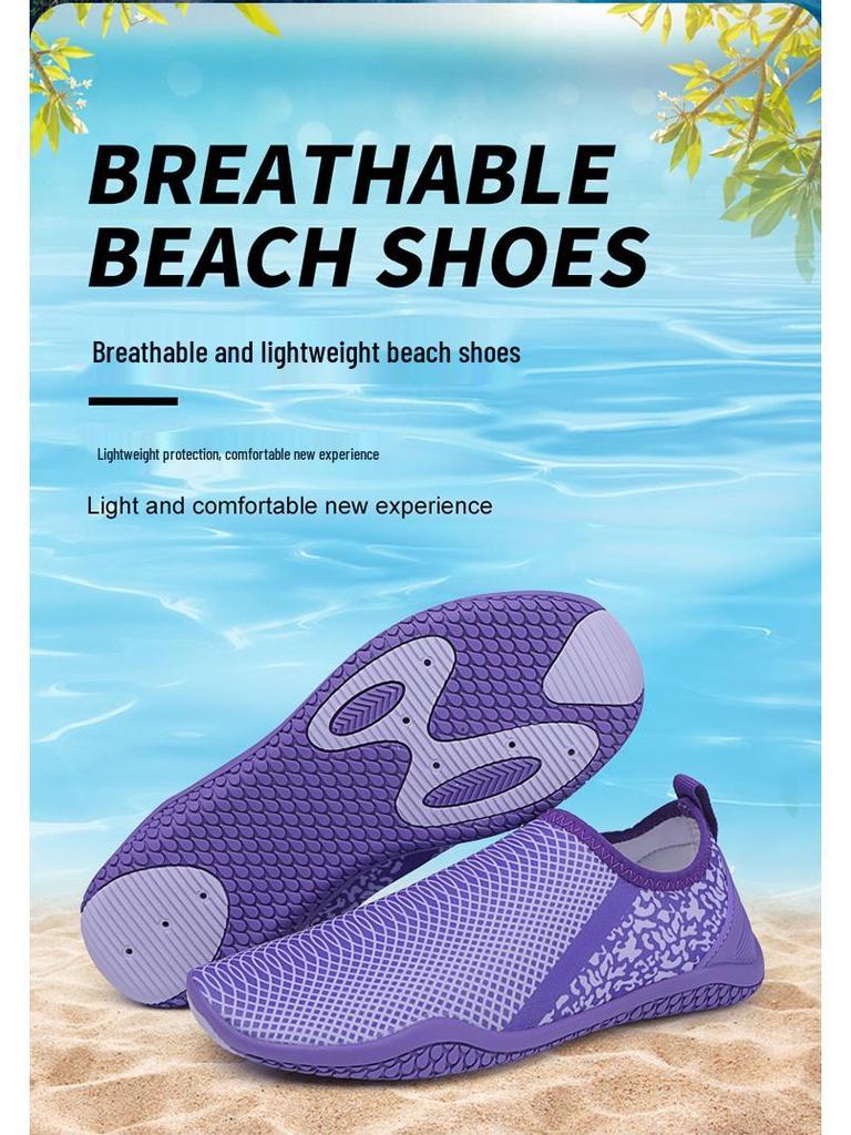 Unisex Strand- og Vannsportsko: Dykking, Snorkling, Vading, Svømming, Myke Anti-Kutt Barfot Hudsko