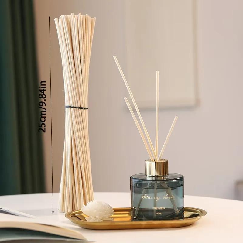 9 SZT./partia Kwiat Aromaterapia Rattan Bezogniskowe Patyczki Dyfuzora Aromatu Dom Salon Aromatyczne Kadzidło Materiały