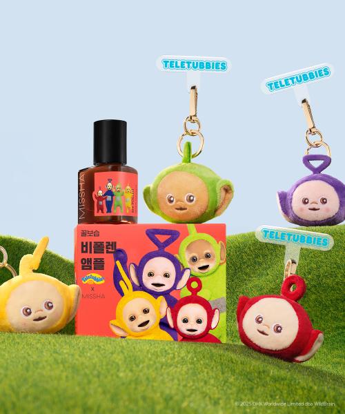Missha Teletubbies Edition Bee Pollen Renew Ampouler (Keyring Set) FREE