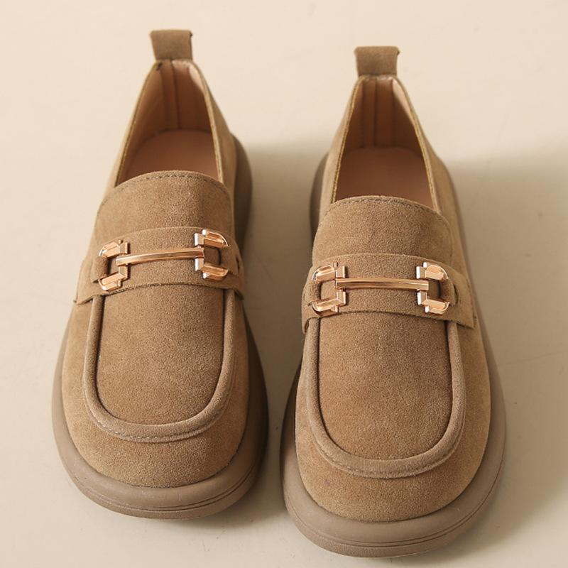 

Новые новые ретро и универсальные весенние модные туфли на платформе с одной педалью для студентов 42