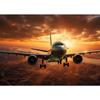 Sunset Aviation Airplane Canvas Painting  Poster Picture Wall Art HD Print Pictures No Framed Pilot Room Decoration Cuadros