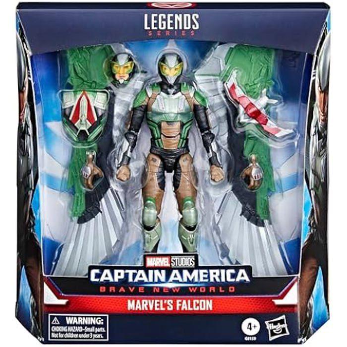 Figurine - marvel - falcon - 15 cm - 20 points d'articulation - 8 accessoires inclus