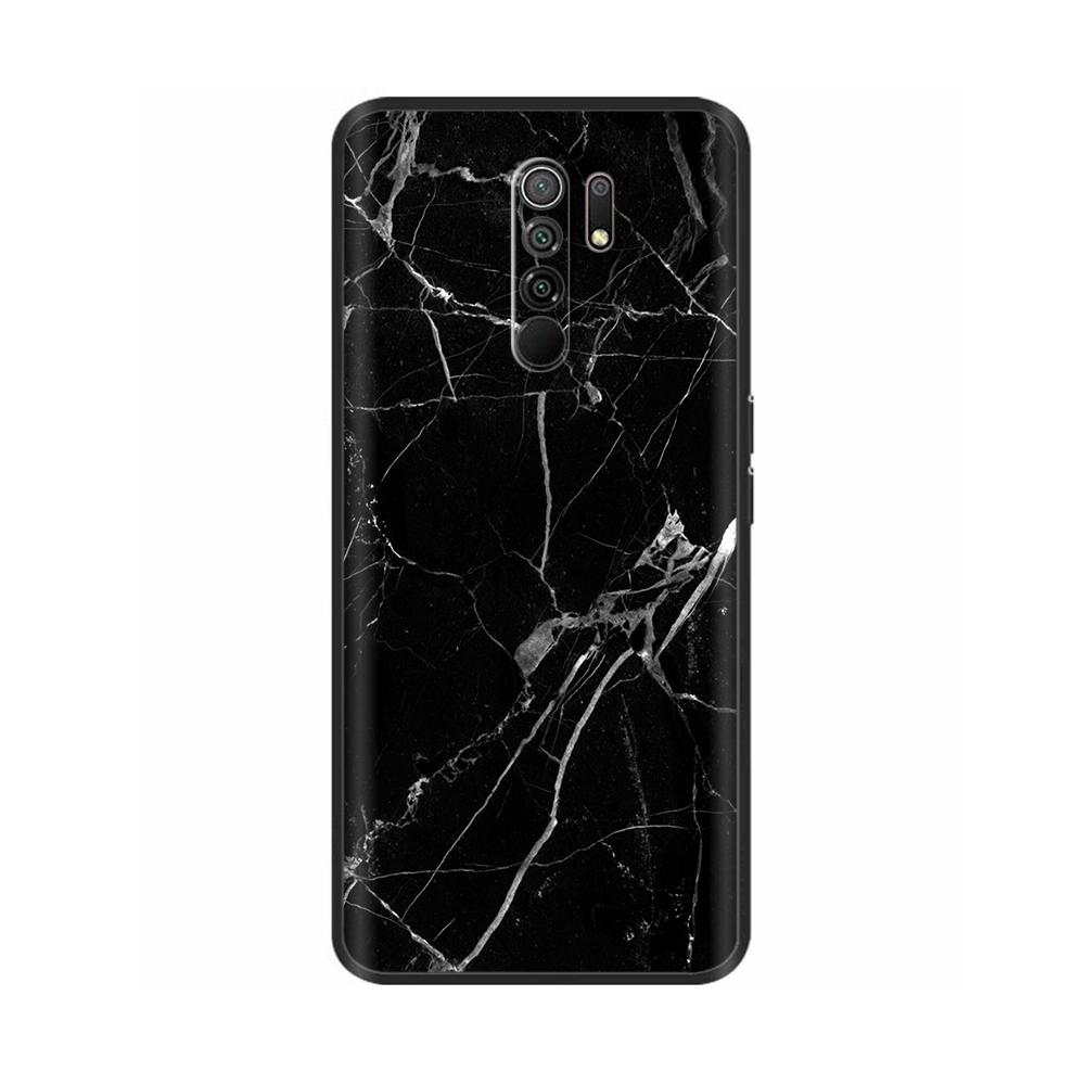 Silicon Case for Xiaomi Redmi 9 Redmi9 Case Back Cover Coque Funda Shell Soft Black TPU Cute Cartoon Phone Bag Bumper Protective
