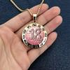 Ladies 18-year-old Adult Gift Birthday Commemorative Medal Female Light Luxury Gift Clavicle Chain Necklace Pendant